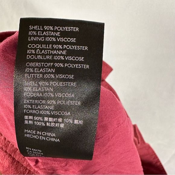 Free People Vegan Faux Suede Pants Cropped Pants Queen Pomegranate 6 NWT - Picture 8 of 9